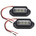 2PCS 6 LED Car License Number Plate Light - Illuminate Your Plate with Style