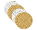 Trivets for Hot Dishes, Hot pots and Pans, 4 Heat Resistant Hot Pads, Pot Hol
