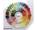300 Coloured Egyptian Cotton Embroidery Cross Stitch Thread Floss Hand Skeins