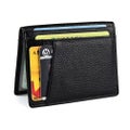 Leather Credit Card Case Ultra Thin Card Holder Protective Card Wallet With I