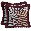 Vargottam Frill Cushion Covers - Farmhouse Throw Pillow Covers with Hidden Zip