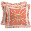 Vargottam Frill Cushion Covers - Farmhouse Throw Pillow Covers with Hidden Zip