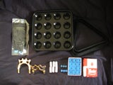 Billiard Pool snooker Accessories - Chalk, Triangle, Bridges, Tips, glove, ++
