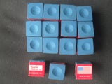 Pool Snooker Billiard Master Chalk Blue - x 12 Loose Plus Three Free