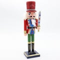 30cm 12" Christmas Wooden Nutcracker Soldier Puppet Guard Statue Xmas Ornament