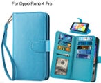 Oppo Reno 4 Pro Case Multifunction wallet leather case