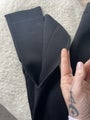 Camilla and Marc black knit front split tights/pants