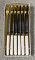 Vintage Sheffield Faux Bone Handle Knife Set