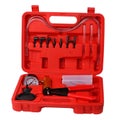 Horusdy Hand Held Vacuum Pump Brake Bleeder Pressure Tester Gauge Kit