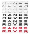 Range Rover Badge trunk hood sticker Rangerover letters emblem land rover