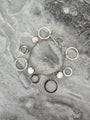 925 Sterling Silver circle bracelet