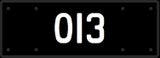 Personalised Plate - OI3