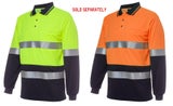 JBs HI VIS DAY &amp; NIGHT TRADITIONAL POLO - LONG SLEEVE. 2 COLOUR SETS - 10 SIZES