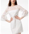 Trina Turk Womens Crochet Shift Dress