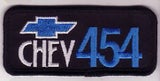 Automotive embroidered patch - CHEV 454 - Blue & White
