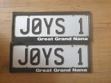 J0YS 1 Personalized Plate