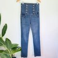 DISH High-Waisted Skinny Jeans - Multi-Button Fly, Size 28