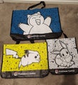 Pokemon Center Shopping Bag Set Reuseable Pikachu Eevee Snorlax Charizard
