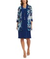 R &amp; M Richards Womens 2PC sweater &amp; Midi Dress