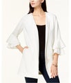 Kensie Womens Bell Sleeve Ponte Jacket