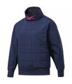 Reebok Womens High Neck Quilted Sweatshirt, NWT Sample