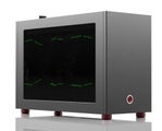 iTX case II-33 CNC Silver / Grey Brand New 318mm GPU and 52mm CPU aluminum