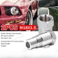 2X Converter Fix Check Engine Light Oxygen O2 Sensor Spacer Adapter Catalytic