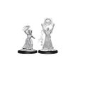 D&amp;D Nolzur's Marvelous: Unpainted Miniatures - Drow Mage &amp; Drow Priestess