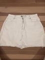 Cotton on white denim skirt