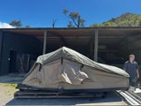 Feldon roof top tent. Crows nest extension