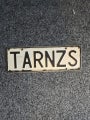 Personalized Number Plate TARNZS