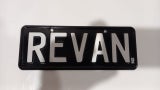 REVAN personalised plate