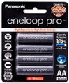 Panasonic Eneloop Pro AA Rechargeable Battery Black 4 Pack