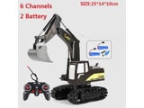 RC Excavator Radio Control Dump Truck Bulldozer Electric Car Toys Gift