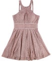 City Studio Womens Halter Skater Dress, NWT