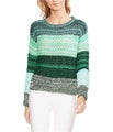 Vince Camuto Womens Striped Colorblock Pullover Sweater