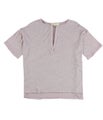 Project Social T Womens Relaxed Collar V-Neck Basic T-Shirt