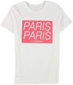 Elevenparis Womens Box Logo Graphic T-Shirt