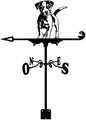 Metal Weathervane Dog Wrought Iron Creative Wind Vane Stainless Steel Weatherc