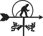 Big Bear Metal Weathervane Animal Wind Vane Stainless Steel Weathercock Wind D