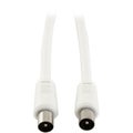 PRO2 2M Rg59Quad Pal Flylead Pal Plug To Pal Plug White