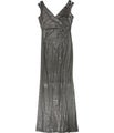 Ralph Lauren Womens Metallic Gown Dress