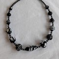 Stunning Handmade in New Zealand Art Glass Bead Necklace