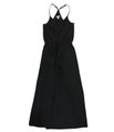 bar III Womens Tie Waist Maxi Dress