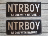NTRBOY personalised plate