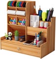 Wooden Desk Organiser Study Office - Brand New NZ Stock