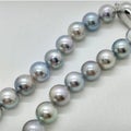 Natural Grey Silver Pearl Necklace