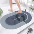 Bathroom Rugs 16x24" Bath Mat, Extra Soft Absorbent Chenille Shower Mat, Ru