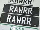 ----- RAWRR ----- Personalized Plates *** $1 Reserve!!!!! ***