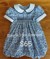 Hand Smocked Dresses &amp; Rompers(3-12m)